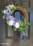 Ivory & Periwinkle