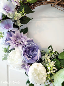 Ivory & Periwinkle